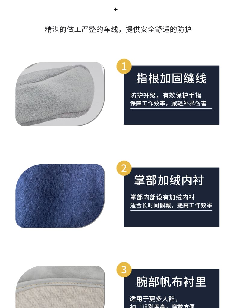 霍尼韦尔（Honeywell） LTW311GY 电焊劳保手套 （耐磨、防滑、耐高温）